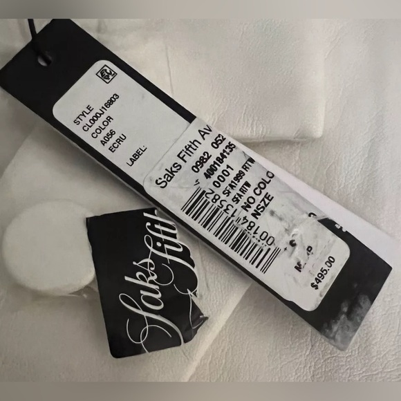 Alice and Olivia Faux Kyrie Tuxedo White Romper Jacket $495 New - Picture 4 of 11